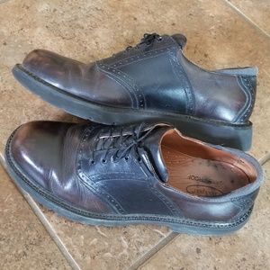 Rockport Leather Shoes Waterproof Black and Brown